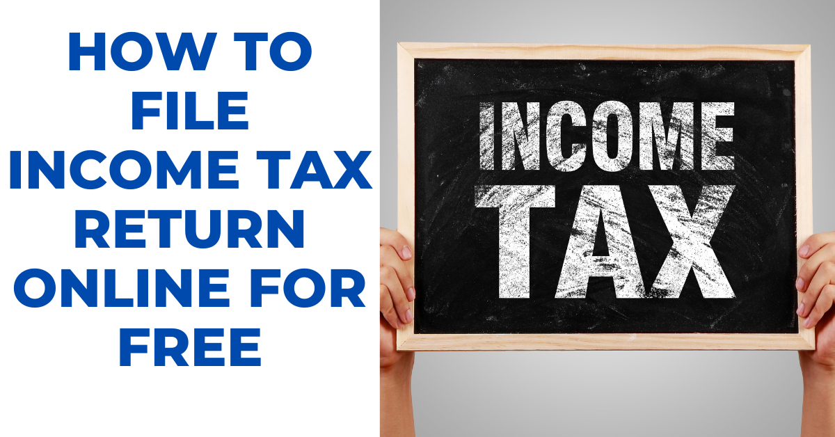 how to file income tax return online for free